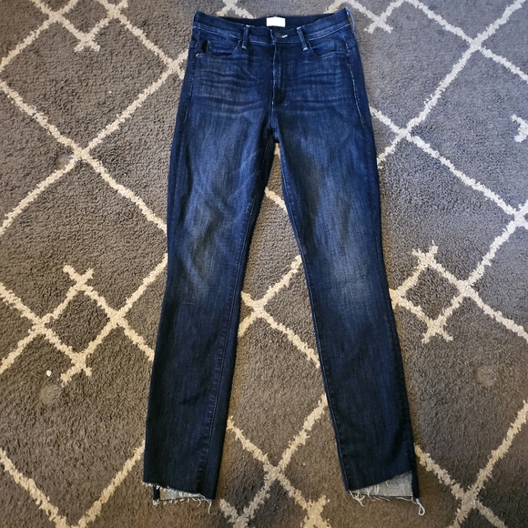 Mother Stunner Zip Ankle Step Fray Jeans Size 26 - Picture 4 of 11